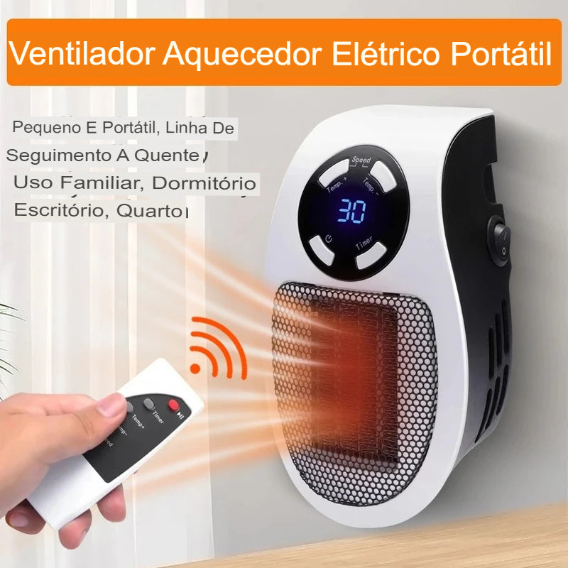 Aquecedor de Ambiente Elétrico Portátil