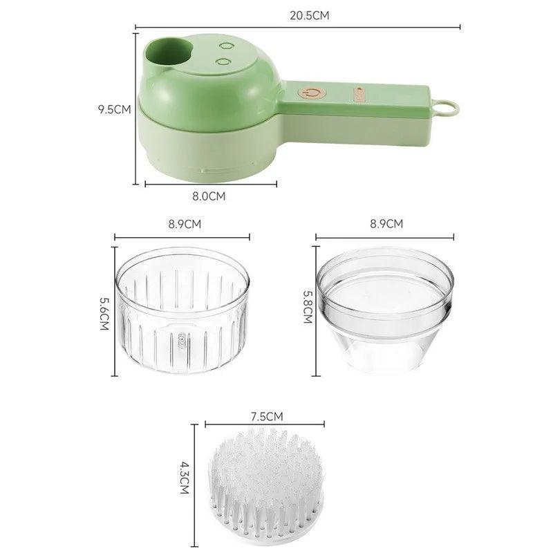 Handheld Elétrica Vegetable Cutter - Cortador de Legumes - Ofertasvaliosas