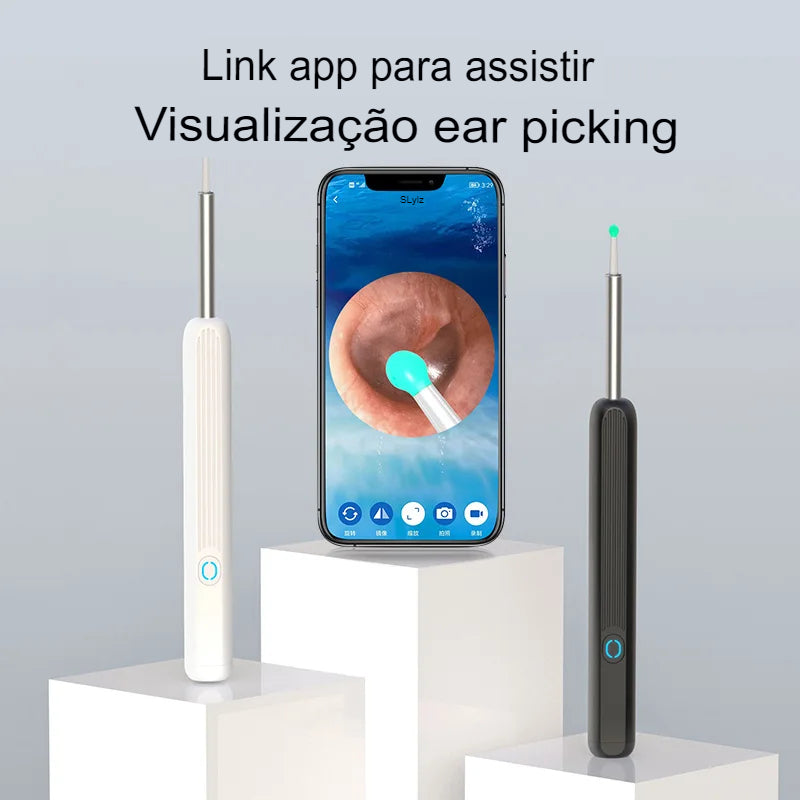 Limpador de Ouvido cm Câmera HD - Ofertasvaliosas®