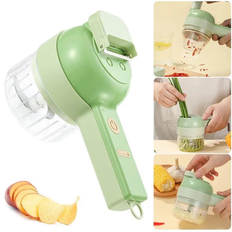 Handheld Elétrica Vegetable Cutter - Cortador de Legumes - Ofertasvaliosas