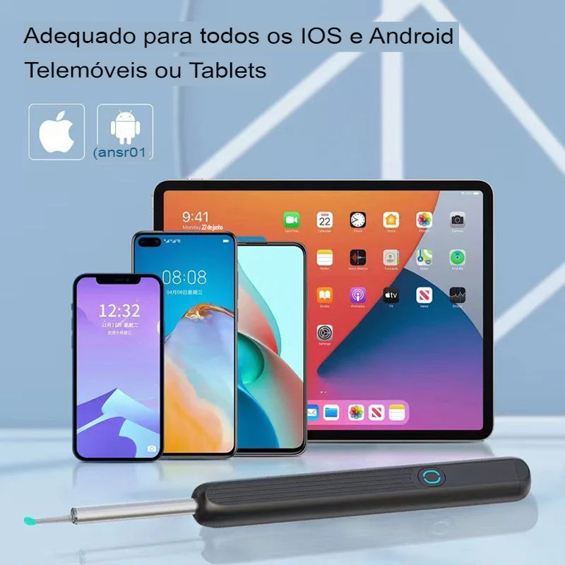 Limpador de Ouvido cm Câmera HD - Ofertasvaliosas®